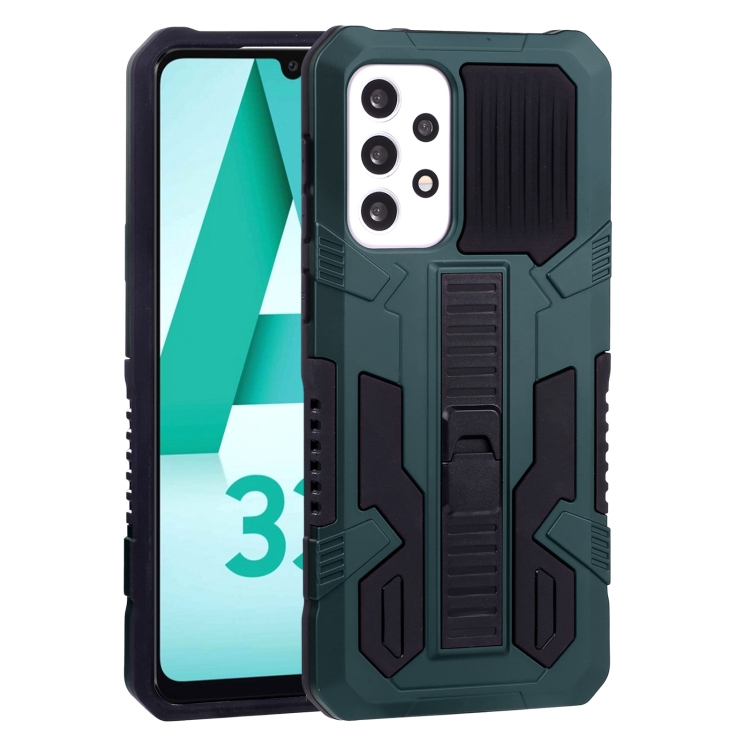 

For Samsung Galaxy A33 5G All Inclusive Double-color TPU + PC Phone Case(Green)