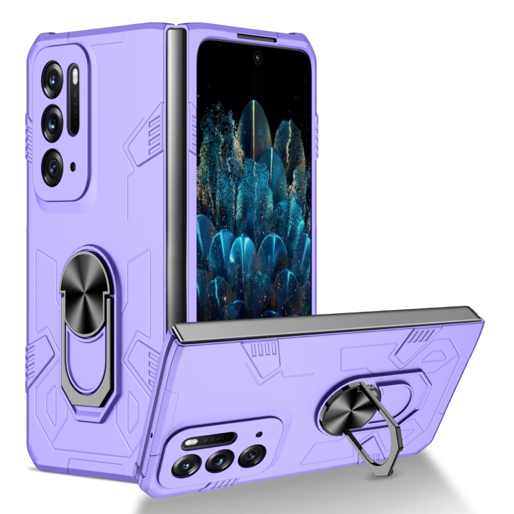 

For OPPO Find N Matte UV Shockproof Phone Case(Purple)