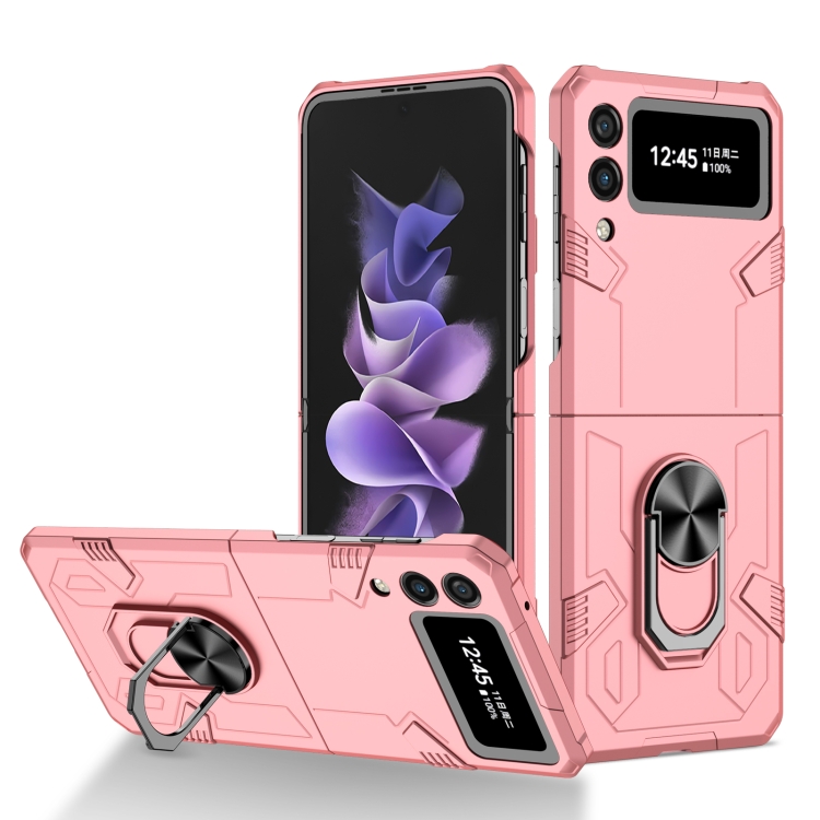 

For Samsung Galaxy Z Flip3 5G Matte UV Shockproof Phone Case(Pink)