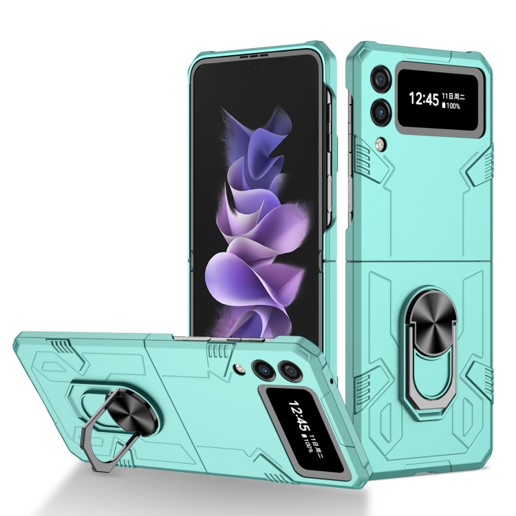 

For Samsung Galaxy Z Flip3 5G Matte UV Shockproof Phone Case(Sky Blue)
