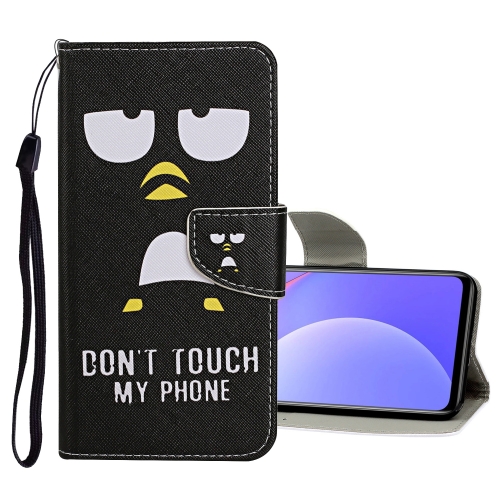 

For Xiaomi Redmi K40 Colored Drawing Pattern Flip Leather Case(Penguin)