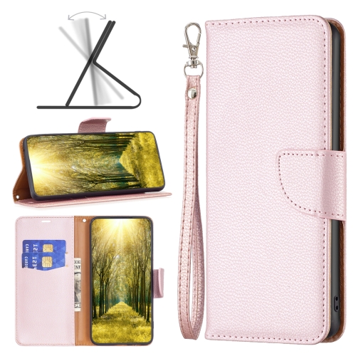 

For Nokia G11 / G21 Litchi Texture Pure Color Horizontal Flip Leather Phone Case(Rose Gold)