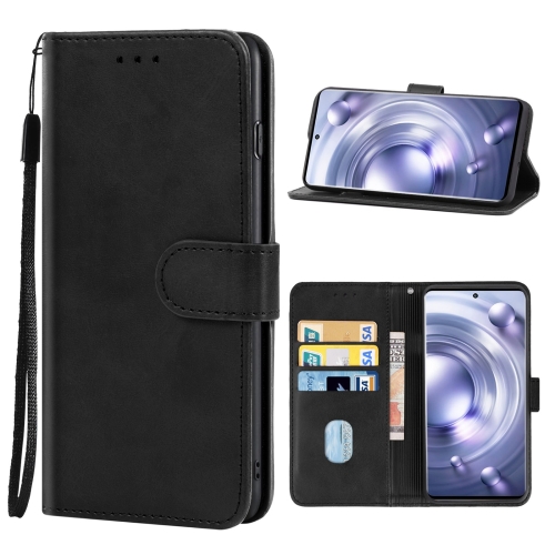

For vivo X80 Pro Leather Phone Case(Black)