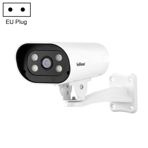 

SriHome SH037B 4MP Full Color Night Vision IP66 Waterproof Bullet Camera, POE Version, EU Plug