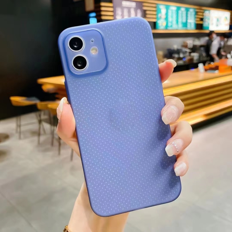 

Radiating Frosted PP Phone Case For iPhone 13(Blue)