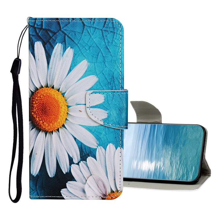 

For Samsung Galaxy A13 4G Colored Drawing Pattern Flip Leather Case(Chrysanthemum)