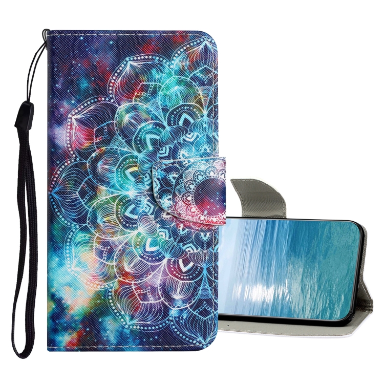 

For Samsung Galaxy A13 4G Colored Drawing Pattern Flip Leather Case(Star Mandala)