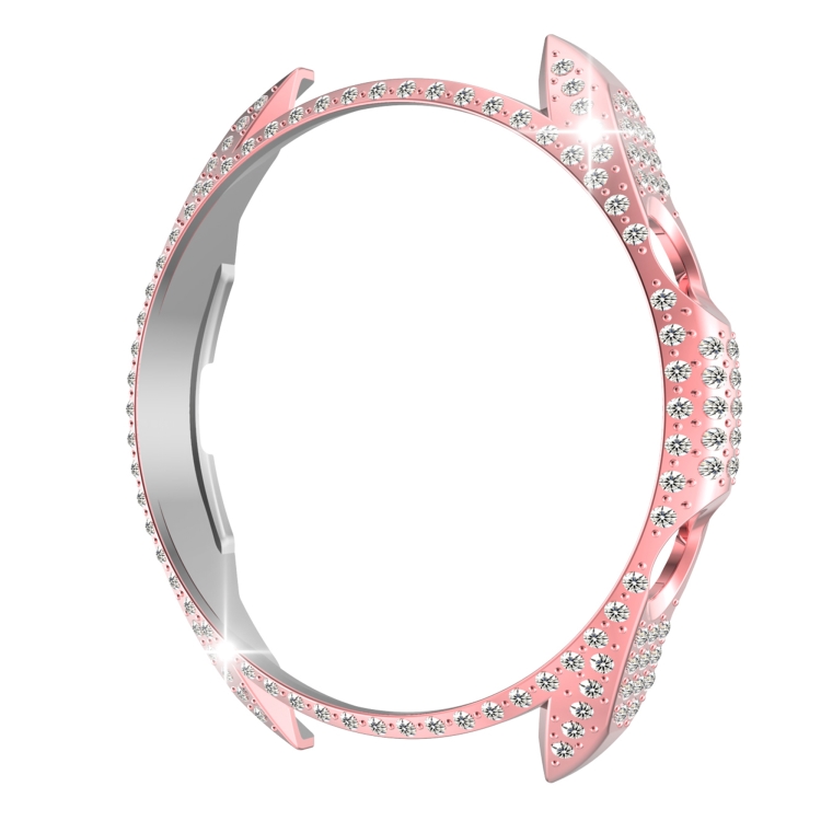 

For Samsung Galaxy Watch 3 41mm Diamond PC Half-pack Watch Case(Pink)
