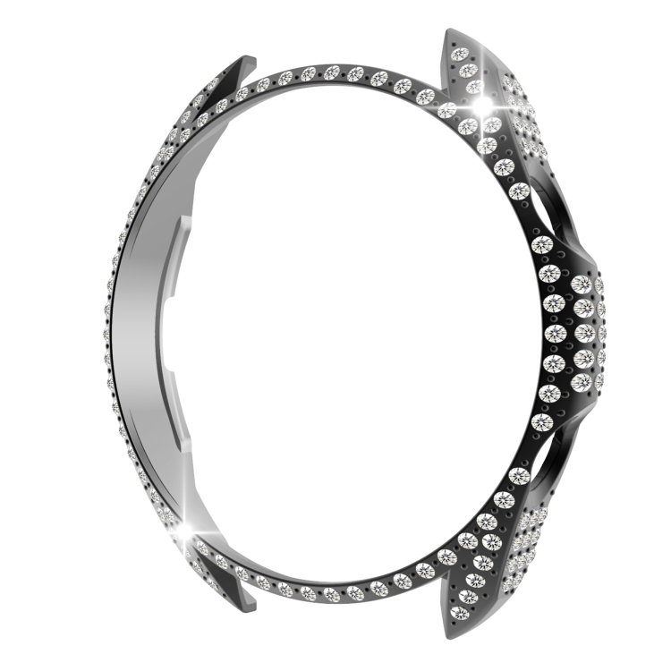 

For Samsung Galaxy Watch 3 41mm Diamond PC Half-pack Watch Case(Black)