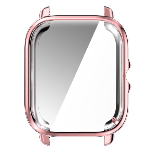 

For Amazfit GTS 2 Full Coverage TPU Electroplating Watch Case(Pink)