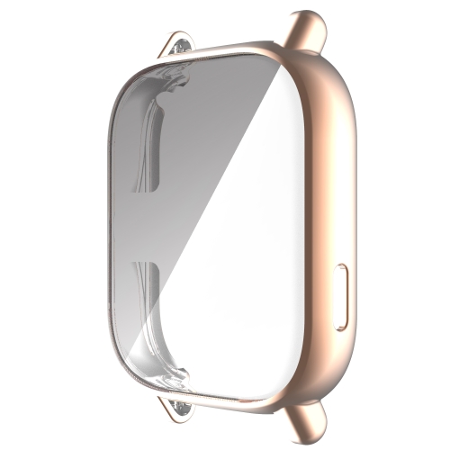 

For Amazfit GTS 2 Full Coverage TPU Electroplating Watch Case(Rose Gold)