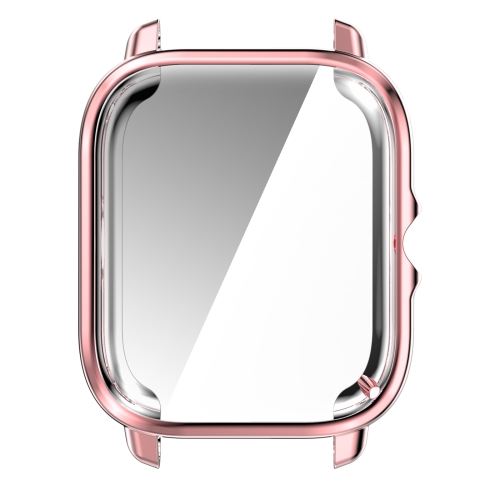 

For Amazfit GTS 3 Full Coverage TPU Electroplating Watch Case(Pink)