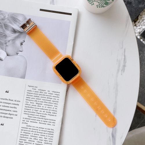 

Sports Watch Band For Apple Watch Series 7 41mm / 6&SE&5&4 40mm / 3&2&1 38mm(Orange)