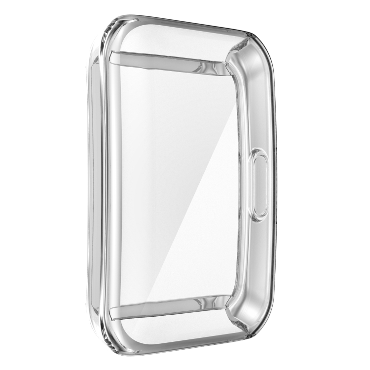 

For Honor Band 6 Full Coverage TPU Electroplating Watch Case(Transparent)