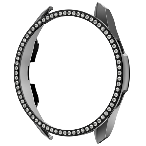 

For Samsung Galaxy Watch 3 45mm Single Row Diamond PC Watch Case(Black)