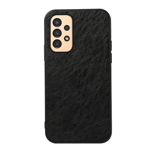 

For Samsung Galaxy A13 4G Crazy Horse Texture PU Phone Case(Black)