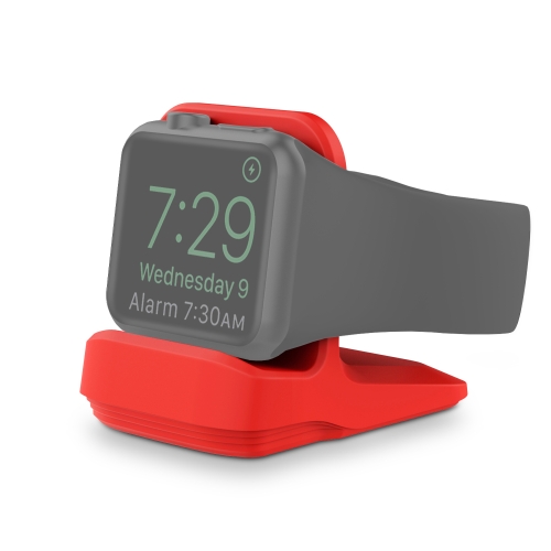 Silicone Charging Holder for Apple Watch(Red)