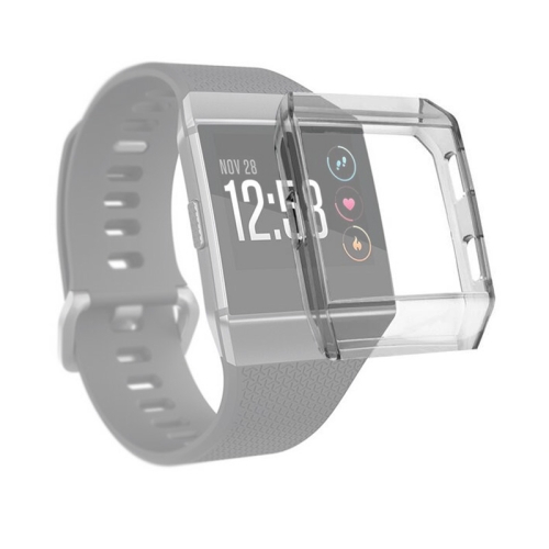 

For Fitbit Ionic Full Coverage TPU Watch Case(Transparent Grey)