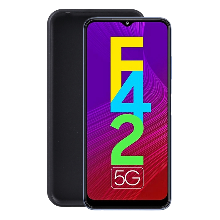 

For Samsung Galaxy F42 5G TPU Phone Case(Pudding Black)