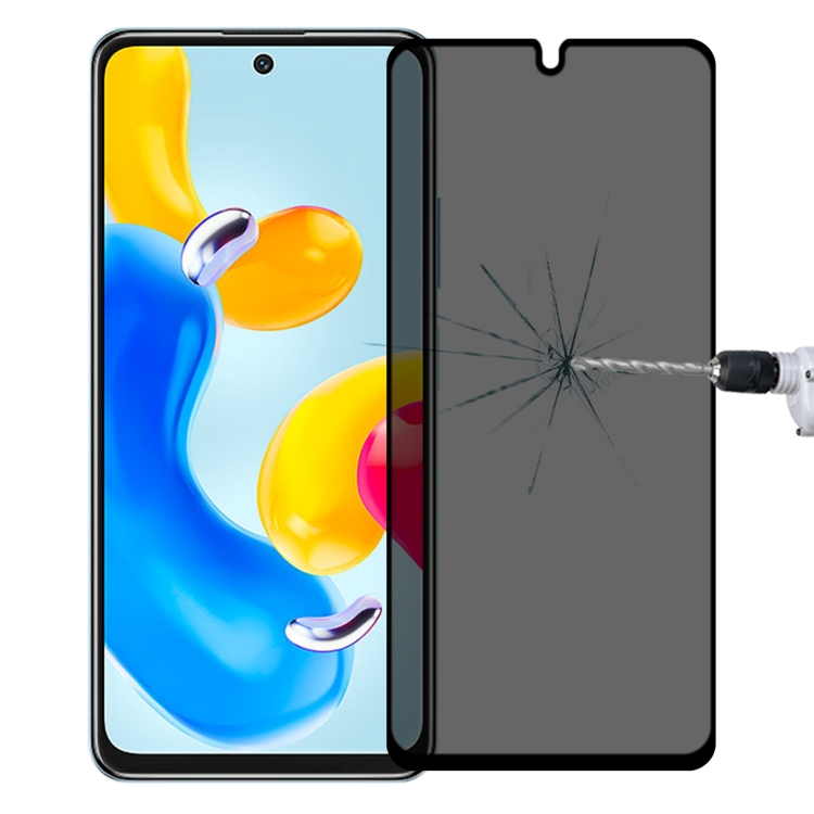 

Full Cover Anti-peeping Tempered Glass Film For Xiaomi Redmi Note 11S 5G