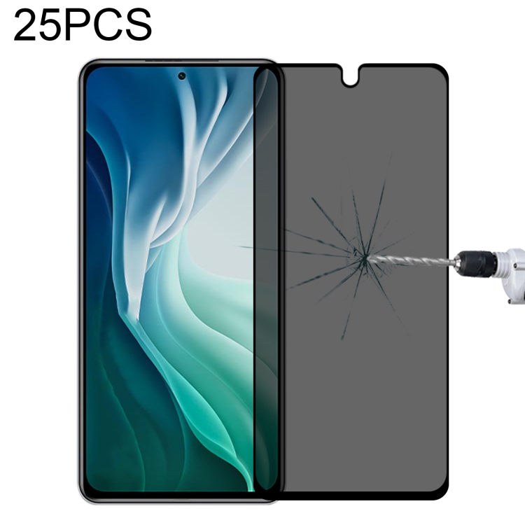 

25 PCS Full Cover Anti-peeping Tempered Glass Film For Xiaomi Mi 11X Pro