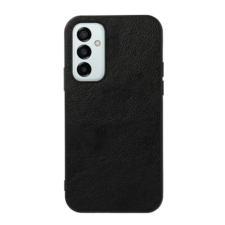 

For Samsung Galaxy M23 / F23 5G Two-color Litchi Texture Phone Case(Black)