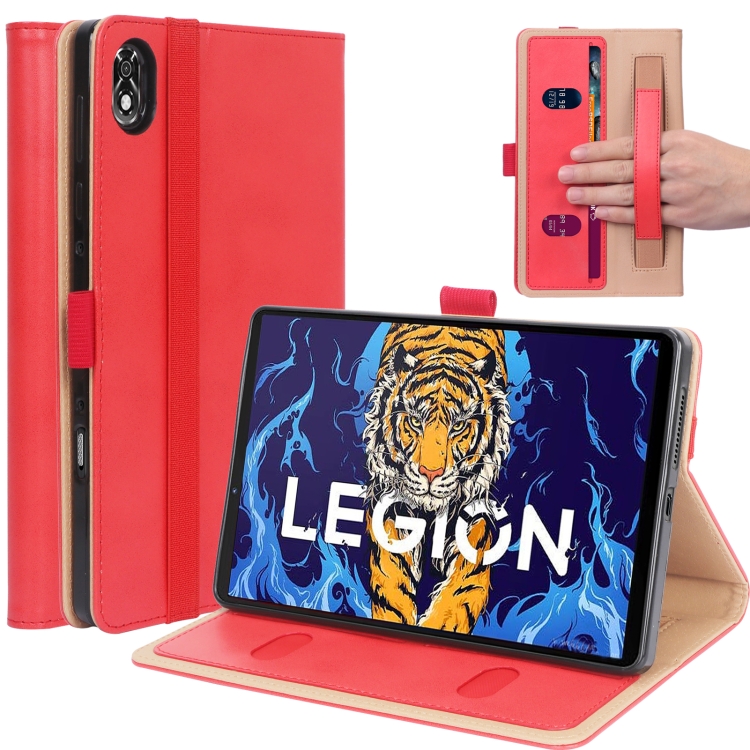 

For Lenovo Legion Y700 8.8 inch 2022 Business Retro PU Horizontal Flip Leather Tablet Case(Red)