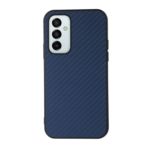 

For Samsung Galaxy M23 / F23 5G Carbon Fiber Texture Shockproof Phone Case(Blue)