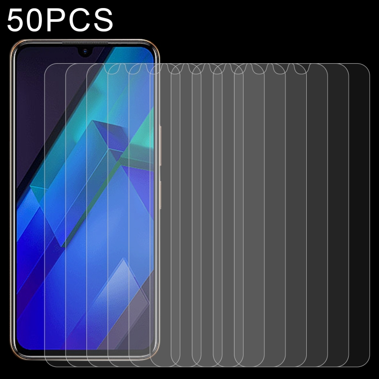 

50 PCS 0.26mm 9H 2.5D Tempered Glass Film For Infinix Note 12