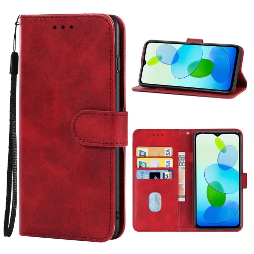 

For Infinix Smart 6 HD Leather Phone Case (Red)