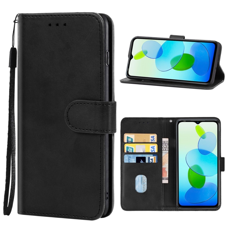 

For Infinix Smart 6 HD Leather Phone Case (Black)