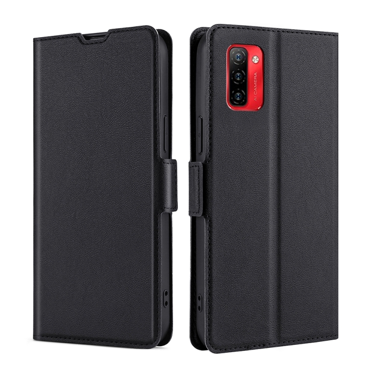 

For Ulefone Note 12P Ultra-thin Voltage Side Buckle PU + TPU Leather Phone Case(Black)