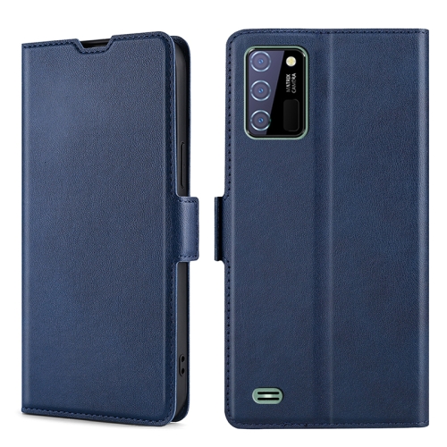 

For Oukitel C25 Ultra-thin Voltage Side Buckle PU + TPU Leather Phone Case(Blue)