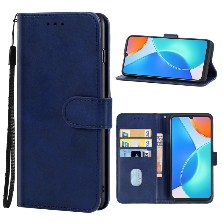 

For Honor Play 30 Plus Leather Phone Case(Blue)