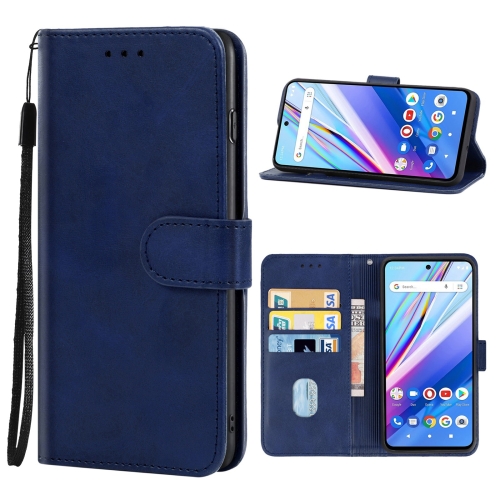 

For BLU G91 Pro Leather Phone Case(Blue)