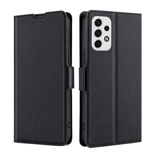

For Samsung Galaxy A23 5G Ultra-thin Voltage Side Buckle Flip Leather Case(Black)