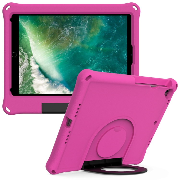 

EVA Handle Holder Tablet Case For iPad Air 2019 / Pro 10.5 2017(Rose Red)