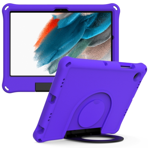 

For Samsung Galaxy Tab A8 EVA Handle Holder Tablet Case(Purple)