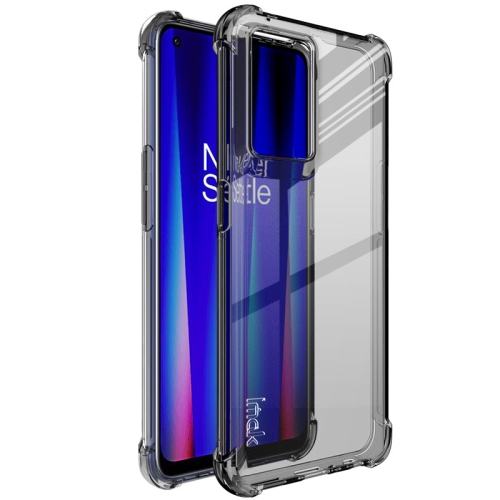 

For OnePlus Nord CE 2 5G imak All-inclusive Shockproof Airbag TPU Case with Screen Protector(Transparent Black)