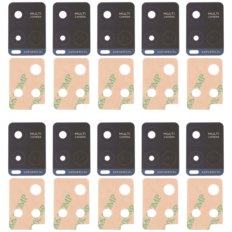 

For vivo Y32 V2158A 10pcs Back Camera Lens