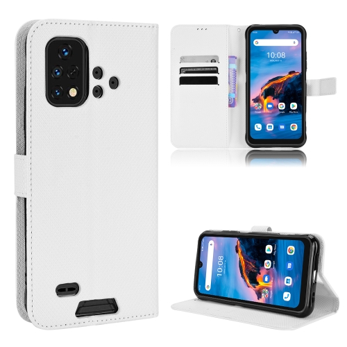 

For Umidigi Bison X10G / X10G NFC Diamond Texture Leather Phone Case(White)
