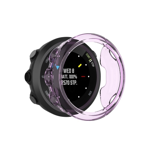 

For Garmin Forerunner 45 TPU Protective Shell(Transparent Purple)