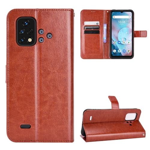 

For Umidigi Bison X10S / X10S NFC Crazy Horse Texture Horizontal Flip Phone Leather Case(Brown)