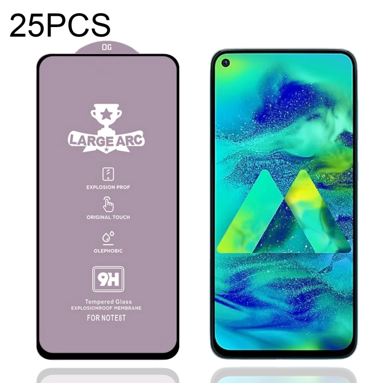 

25 PCS 9H HD Alumina Tempered Glass Film For Samsung Galaxy M41