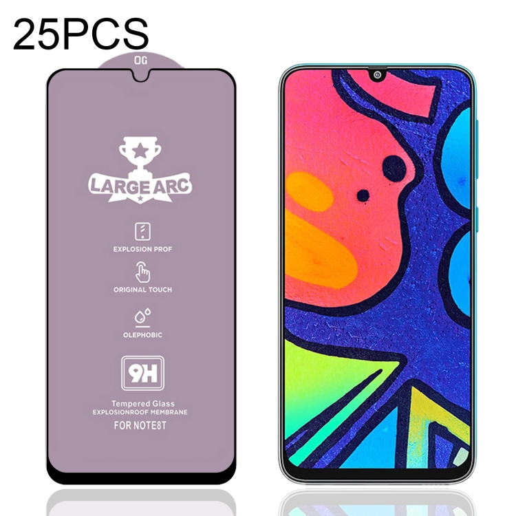 

25 PCS 9H HD Alumina Tempered Glass Film For Samsung Galaxy F41