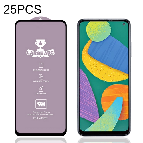 

25 PCS 9H HD Alumina Tempered Glass Film For Samsung Galaxy F52 5G