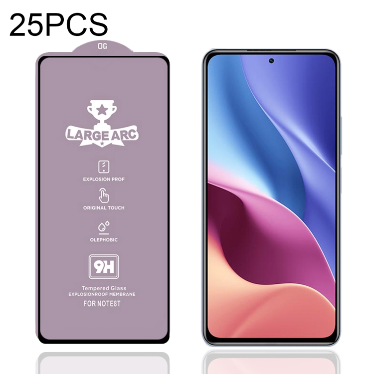 

25 PCS 9H HD Alumina Tempered Glass Film For Xiaomi Redmi K40 Pro
