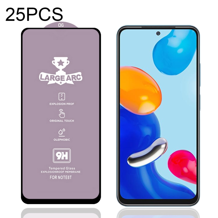 

25 PCS 9H HD Alumina Tempered Glass Film For Xiaomi Redmi Note 11 4G Global 6.43 inch