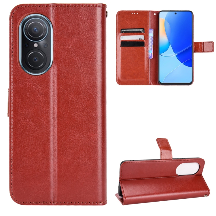 

For Honor 50 SE / Huawei nova 9 SE Retro Crazy Horse Texture Leather Phone Case(Brown)
