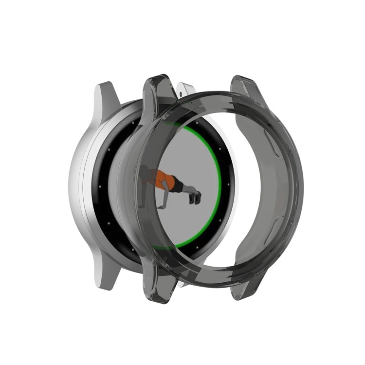 

For Garmin Vivoactive 4 TPU Protective Shell(Transparent Black)